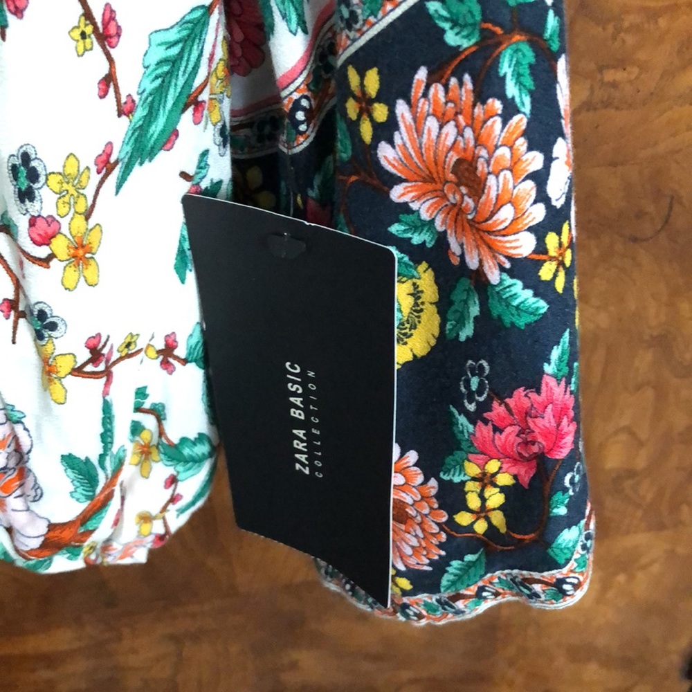 Zara collection zip jacket/blouse - Picture 3 of 4